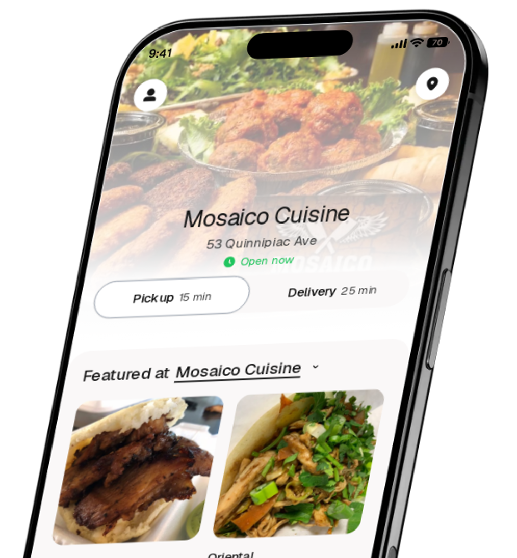 Mosaico Cuisine app preview